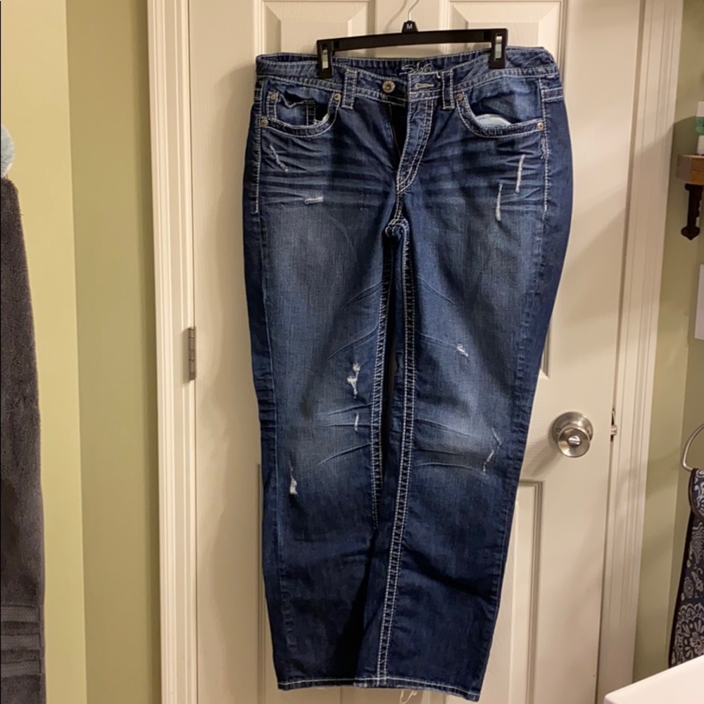 Silver Lola Jeans